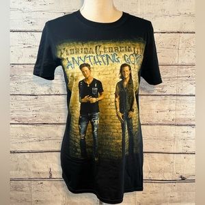 Florida Georgia Line "Anything Goes" Tour T-Shirt Black-Small